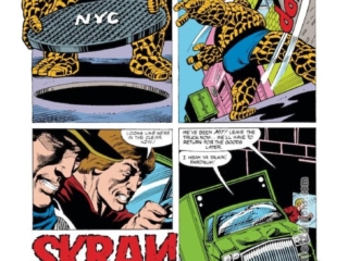 Marvel Two-In-One #70, pg. 14; layouts, Michael Netzer; pencils and inks, Gene Day; Thing, manhole cover