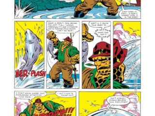Marvel Two-In-One #79, pg. 11; pencils, Ron Wilson; inks, Chic Stone; Thing, Ben Grimm fishing