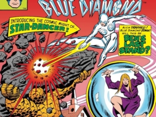 Marvel Two-In-One #79 cover; pencils, Ron Wilson; inks, Chic Stone; Thing, Blue Diamond, Introducing the Cosmic Might of Star-Dancer, Ben&rsquo;s Last Stand, Alicia Masters