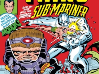 Marvel Two-In-One #81 cover; pencils, Ron Wilson; inks, Chic Stone; Thing, Side by side with the Savage Sub-Mariner; Behold the Mind-Staggering Might of MODOK
