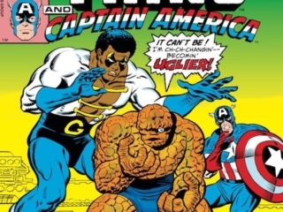 Marvel Two-In-One #82 cover; pencils, Ron Wilson; inks, Chic Stone; Thing, Captain America, Becoming Uglier, Ben Foster, the Fatal Effects of Virus X