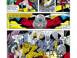 Marvel Two-In-One #87, pg. 10; pencils, Ron Wilson; inks, Chic Stone; Thing; Ant-Man, Scott Lang, Pearla