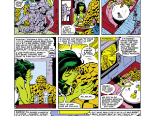Marvel Two-In-One #88, pg. 15; pencils, Alan Kupperberg; inks, Chic Stone; Thing; She-Hulk