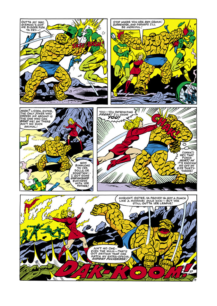 Marvel Two-In-One #89, pg. 19; pencils, Alan Kupperberg; inks, Chic Stone; Thing; Ultima