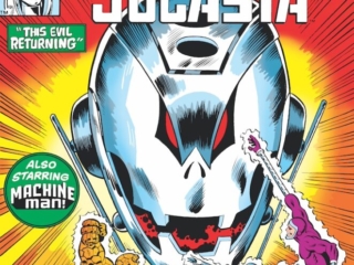 Marvel Two-In-One #92 cover; pencils, Ron Wilson; inks, Chic Stone; Thing, This Evil Returning, Ultron, Machine Man, Also Starring, Jocasta