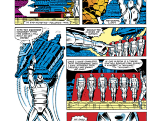 Marvel Two-In-One #93, pg. 10; pencils, Ron Wilson; inks, &ldquo;D. Hands&rdquo;; Thing; Ultron