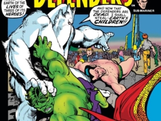 Marvel Feature #3 cover; pencils, Gil Kane; inks, Ralph Reese; A Titan Lurks Among Us, Xemnu the Titan, Incredible Hulk