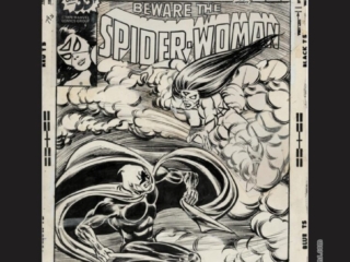 Marvel Masterworks: Spider-Woman Vol. 2 bonus material, unused original cover art, Spider-Woman #13, Carmine Infantino, the Shroud