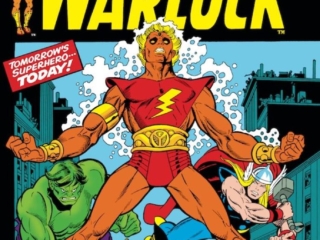 Marvel Premiere #1 cover; pencils, Gil Kane; inks, Dan Adkins; Adam Warlock, first appearance, The Power of Warlock, Incredible Hulk, Thor, A Man-God Reborn