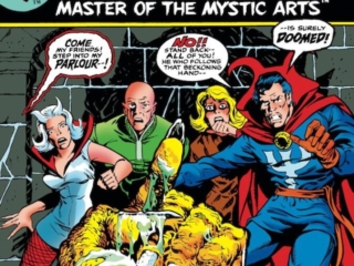 Marvel Premiere #7 cover; pencils and inks, Mike Ploog; Clea, Doctor Strange, Wong, Now Strikes Dagoth