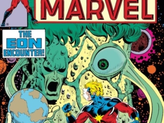 Marvel Spotlight #3 cover; pencils and inks, Al Milgrom; The Eon Encounter, Captain Marvel, Mar-Vell