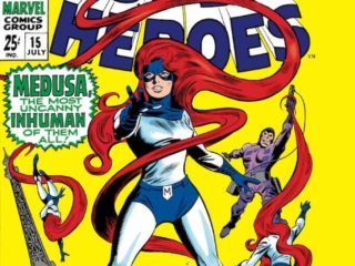 Marvel Super-Heroes #15 cover; pencils, Gene Colan; inks, Frank Giacoia; Medusa, solo story, Inhumans