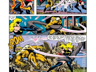 Marvel Super-Heroes #10, pg. 68; pencils and inks, Mike Vosburg; Carol Danvers, Captain Marvel, Sabretooth