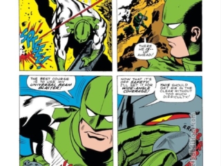 Marvel Super-Heroes #12, pg. 10; pencils, Gene Colan; inks, Frank Giacoia; Captain Marvel, Kree warrior, Mar-Vell