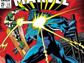 Marvel Super-Heroes #13 cover; pencils, Gene Colan; inks, Frank Giacoia; Where Stalks the Sentry, Mar-Vell