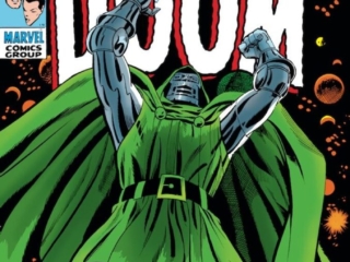 Marvel Super-Heroes #20 cover; pencils, Larry Lieber; inks, Vince Colletta; Doctor Doom, Dr. Doom, Fantastic Four, solo story