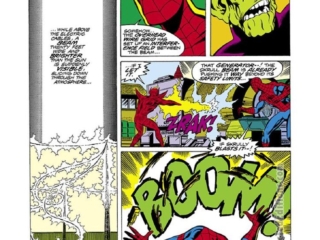 Marvel Team-Up #62, pg. 4; pencils, John Byrne; inks, Dave Hunt; Spider-Man, Super-Skrull, Johnny Storm, Human Torch