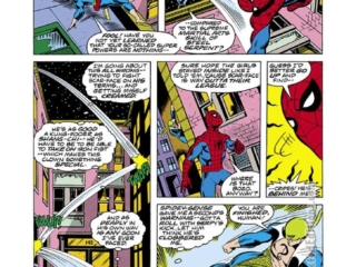 Marvel Team-Up #64, pg. 9; pencils, John Byrne; inks, Dave Hunt; Spider-Man, Steel Serpent