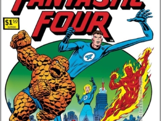 Marvel Treasury Edition #2 cover; pencils and inks, John Romita Sr., Fabulous Fantastic Four