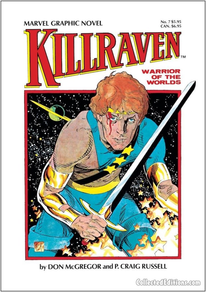 Marvel Graphic Novel #7: Killraven cover; pencils and inks, P. Craig Russell
