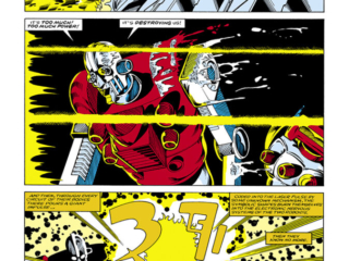 Micronauts: The New Voyages #4, pg. 8; pencils, Kelley Jones; inks, Ian Akin, Brian Garvey, Bruce Patterson; Biotron