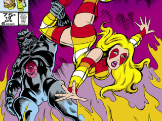 Micronauts: The New Voyages #19 cover; pencils and inks, Keith Pollard; Into the Prometheus Pit, Baron Karza, Marionette