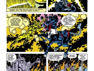 Micronauts #11, pg. 12; pencils, Michael Golden; inks, Al Milgrom; Time Traveller