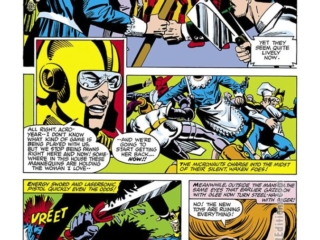 Micronauts #18, pg. 15; pencils, Howard Chaykin; inks, Al Milgrom; Psycho man