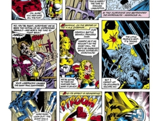 Micronauts #19, pg. 10; pencils, Pat Broderick; inks, Armando Gil; farmer