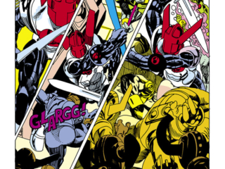 Micronauts #38, pg. 29; pencils, John Garcia; inks, Danny Bulanadi; Acroyear