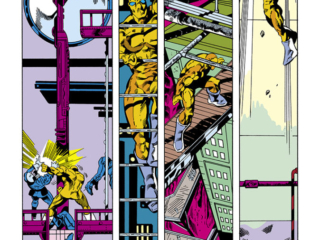 Micronauts #55, pg. 19; pencils, Jackson &ldquo;Butch&rdquo; Guice; inks, Kelley Jones, Huntarr