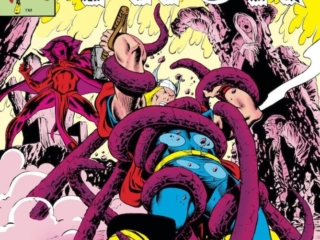 Thor #310 cover; pencils and inks, Keith Pollard; The Maelstrom to Mephisto