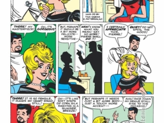 Millie the Model #110. &ldquo;Her Heavenly Hair!&rdquo;, pg. 2; pencils and inks, Stan Goldberg; hairdresser, Millicent Collins, Pierre, Tina Sabina, East Patterson, New Jersey; Joan Stulginski, Quebec, Canada