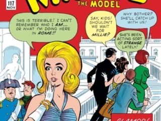 Millie the Model #117 cover; pencils, Stan Goldberg; inks, uncredited; Millie Goes to Rome, Glamor, Romance, Suspense