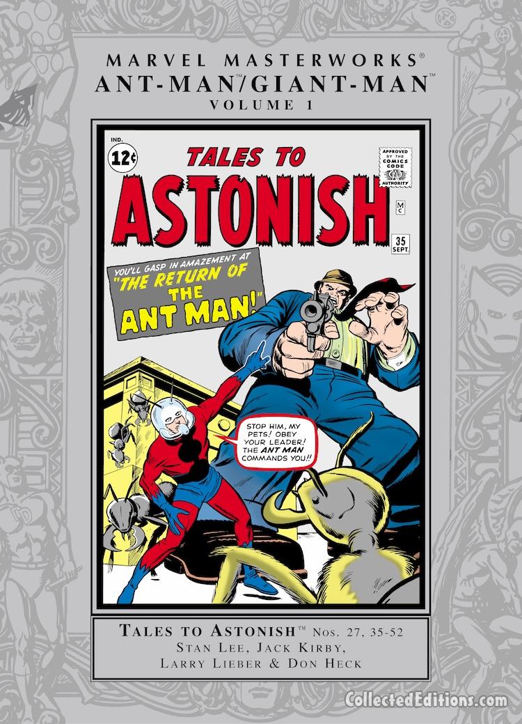 Marvel Masterworks: Ant-Man/Giant-Man Vol. 1 HC – Regular Edition dustjacket cover