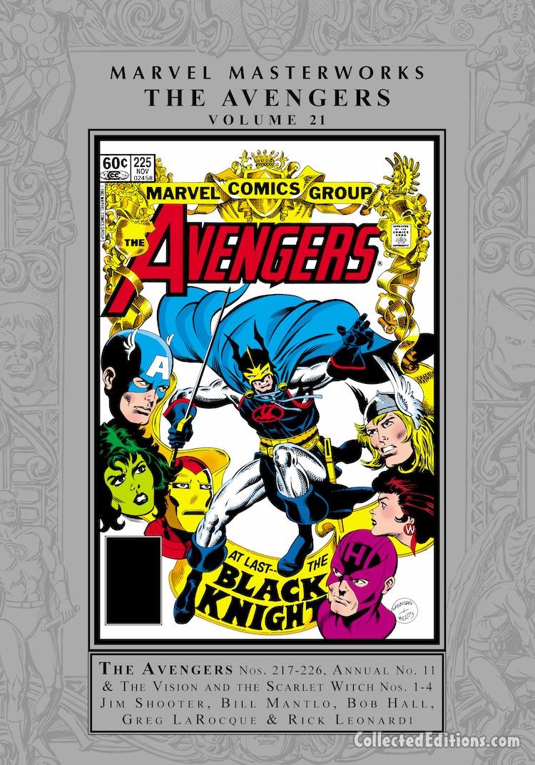 Marvel Masterworks: Avengers Vol. 21 HC – Regular Edition dustjacket cover