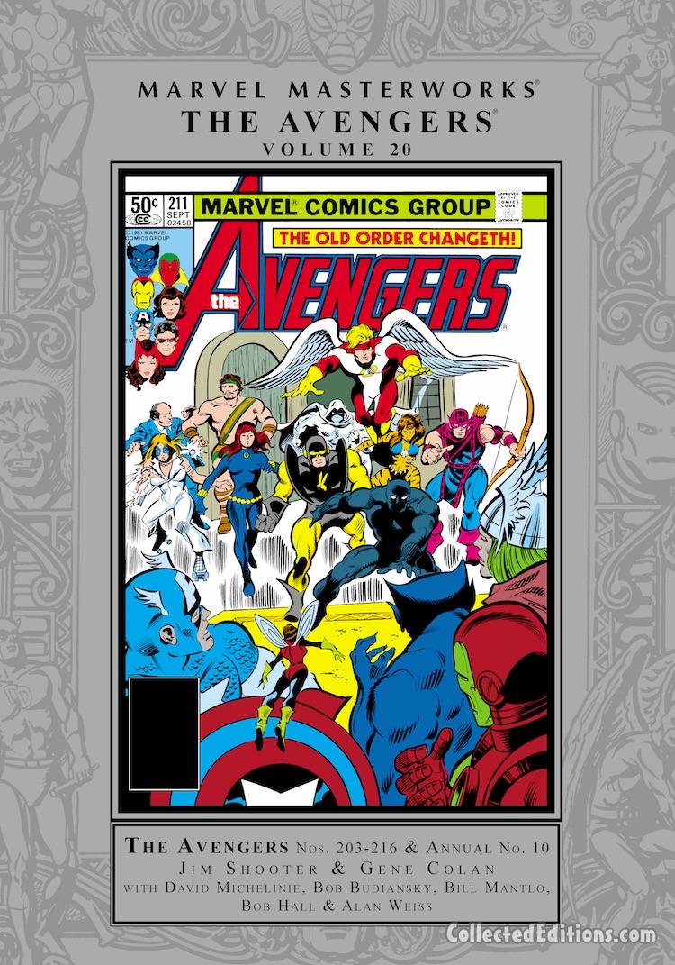 Marvel Masterworks: Avengers Vol. 20 HC – Regular Edition hardcover