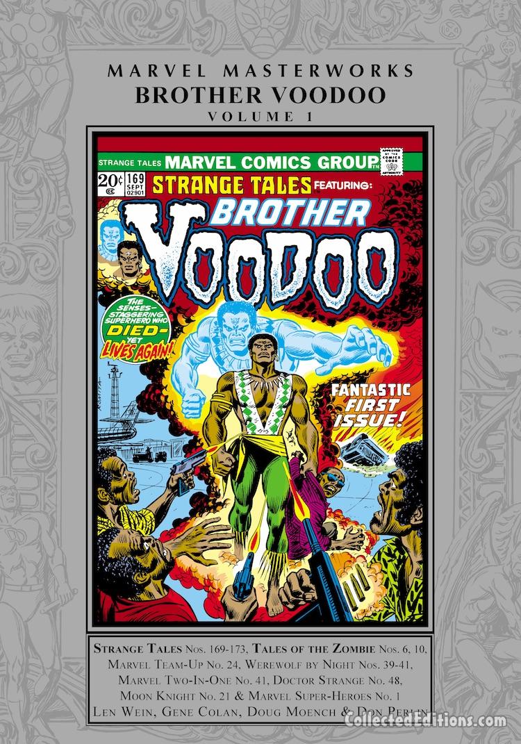 Marvel Masterworks: Brother Voodoo Vol. 1 HC – Regular Edition dustjacket cover