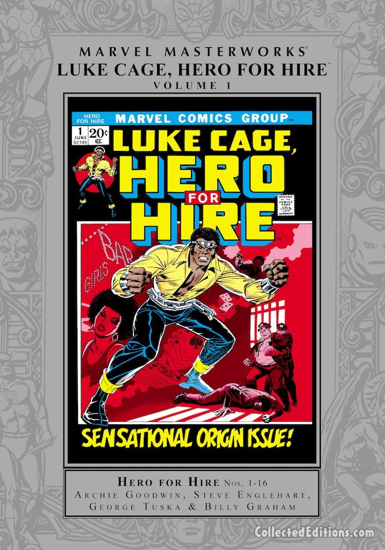Marvel Masterworks: Luke Cage Vol. 1 HC – Regular Edition cover