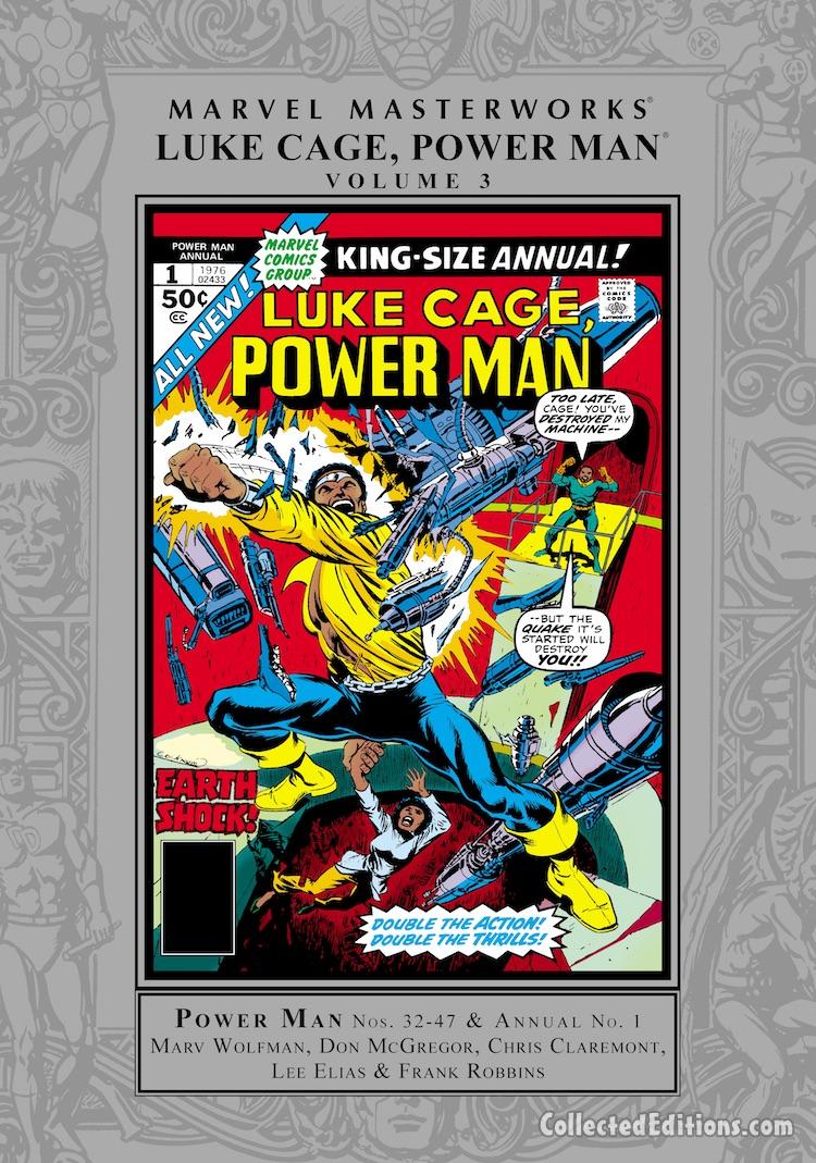 Marvel Masterworks: Luke Cage Vol. 3 HC – Regular Edition cover