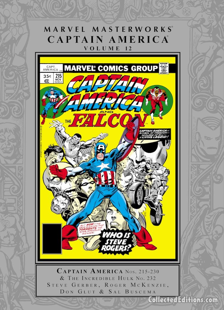 Marvel Masterworks: Captain America Vol. 12 HC – Regular Edition cover