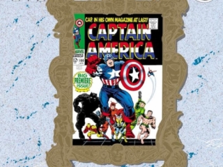 Marvel Masterworks Vol. 46: Captain America HC &ndash;&nbsp;Variant Edition dustjacket cover