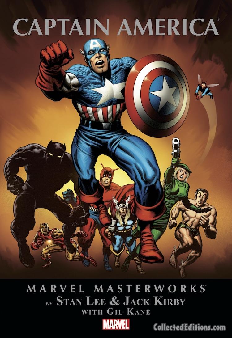 Marvel Masterworks: Captain America Vol. 2 TPB – Regular Edition (Colors, Richard Isanove) cover, softcover, trade paperback