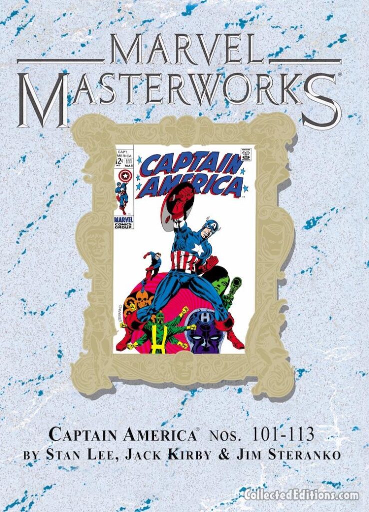 Marvel Masterworks Vol. 64: Captain America HC – Variant Edition dustjacket cover
