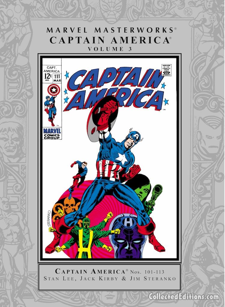 Marvel Masterworks: Captain America Vol. 3 HC – Regular Edition dustjacket cover