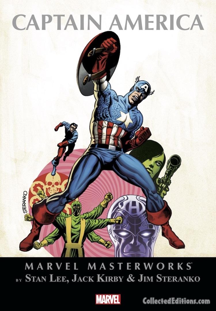 Marvel Masterworks: Captain America Vol. 3 TPB – Regular Edition (Colors, Richard Isanove), Jim Steranko, recolored, Marvel Age, softcover, trade paperback