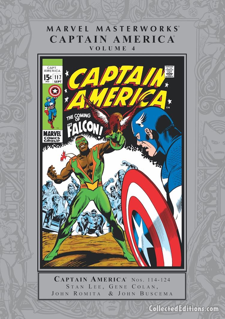 Marvel Masterworks: Captain America Vol. 4 HC – Regular Edition dustjacket cover