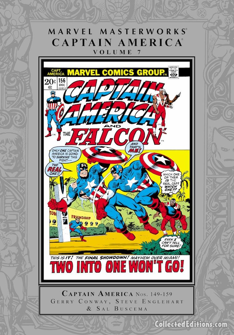 Marvel Masterworks: Captain America Vol. 7 HC – Regular Edition dustjacket cover