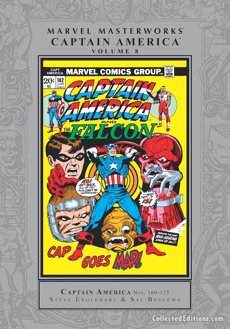 Marvel Masterworks: Captain America Vol. 8 HC – Regular Edition dustjacket cover