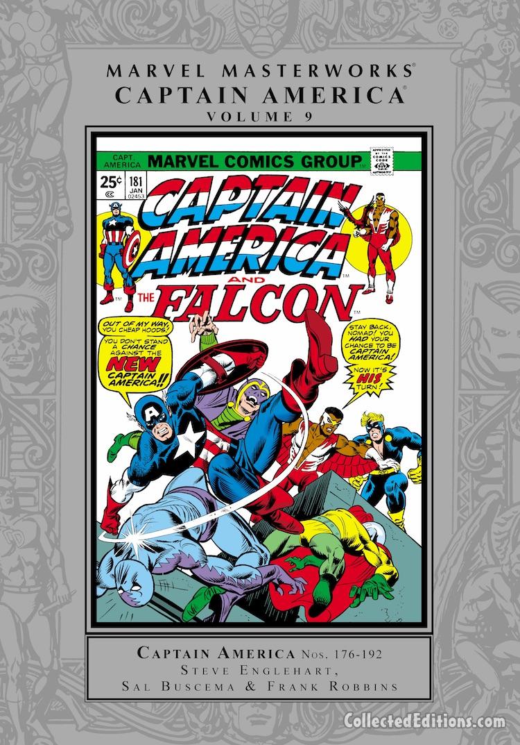Marvel Masterworks: Captain America Vol. 9 HC – Regular Edition dustjacket cover